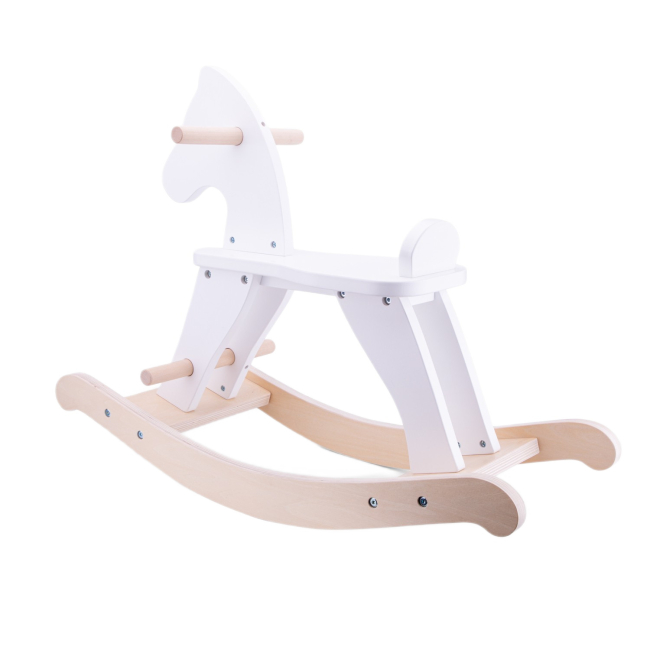 Ігрові комплекси, гойдалки, гірки - Гойдалка New classic toys Коник білий (11146)#2