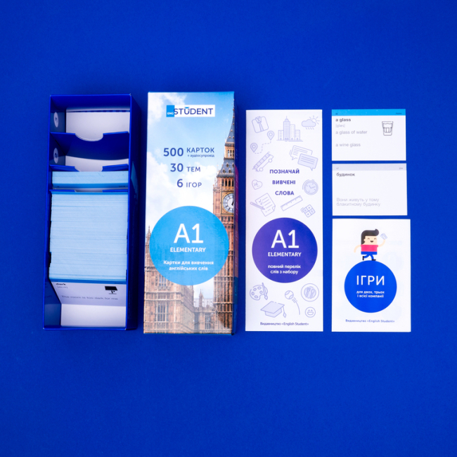 Навчальна література - Картки для вивчення англійської мови «Elementary» (рівень A1) (9789669764744)#3