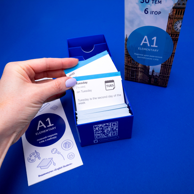 Навчальна література - Картки для вивчення англійської мови «Elementary» (рівень A1) (9789669764744)#5