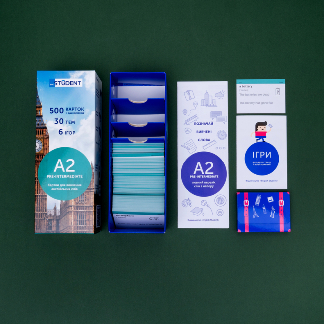 Навчальна література - Картки для вивчення англійської мови «Pre-Intermediate» (рівень A2) (9789669764751)#3