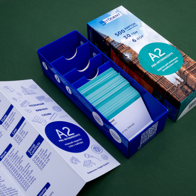 Навчальна література - Картки для вивчення англійської мови «Pre-Intermediate» (рівень A2) (9789669764751)#4