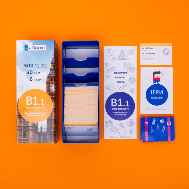 Навчальна література - Картки для вивчення англійської мови «Intermediate» (рівень B1.1) (9789669764768)#3