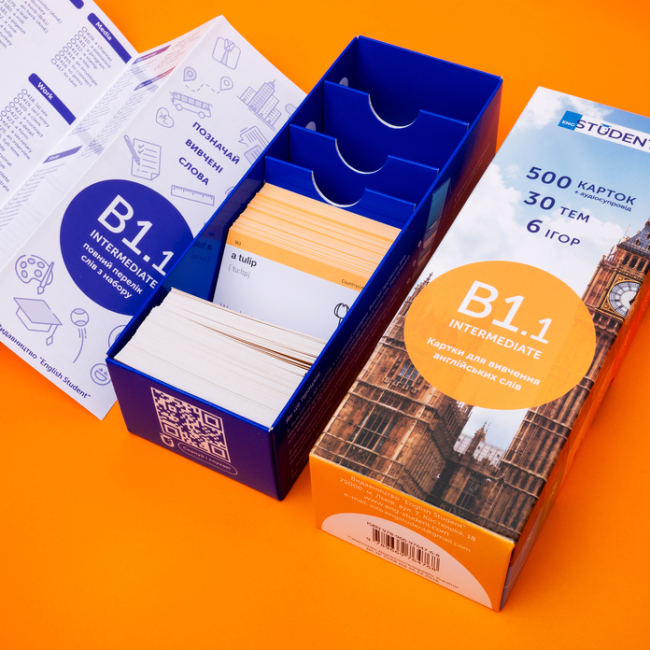 Навчальна література - Картки для вивчення англійської мови «Intermediate» (рівень B1.1) (9789669764768)#4