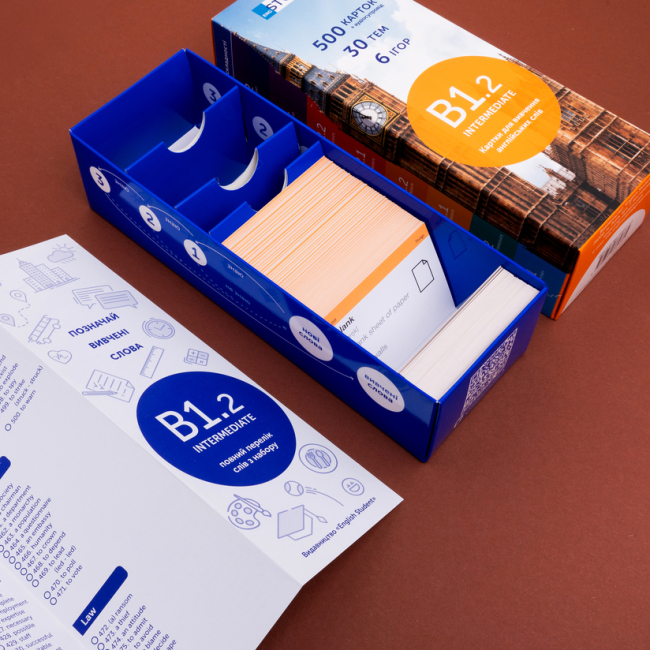 Навчальна література - Картки для вивчення англійської мови «Intermediate» (рівень B1.2) (9789669764775)#4