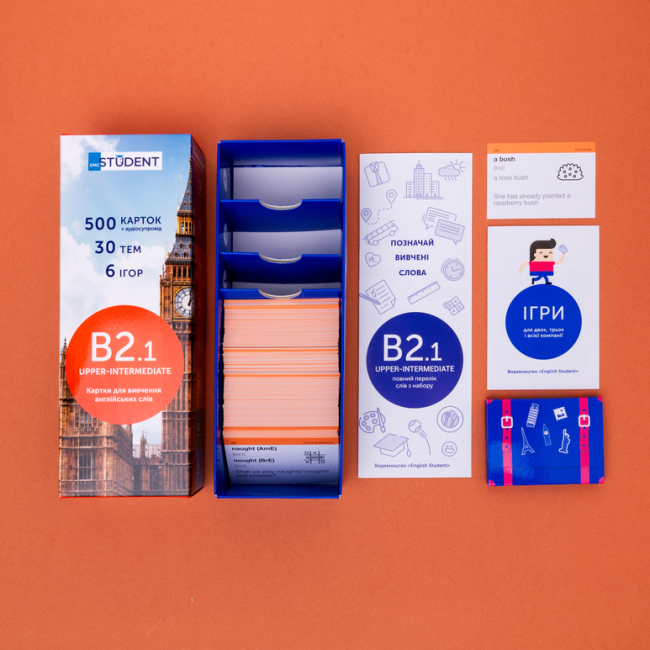 Навчальна література - Картки для вивчення англійської мови «Upper-Intermediate» (рівень B2.1) (9789669764782)#3