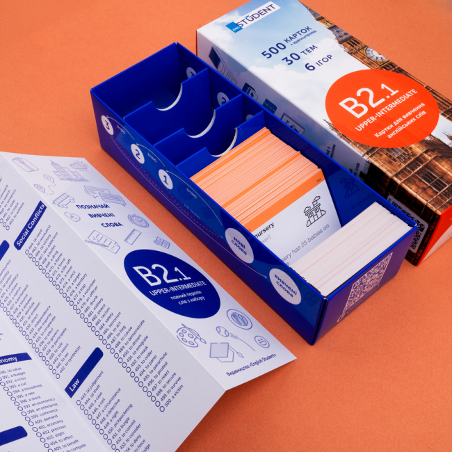 Навчальна література - Картки для вивчення англійської мови «Upper-Intermediate» (рівень B2.1) (9789669764782)#4